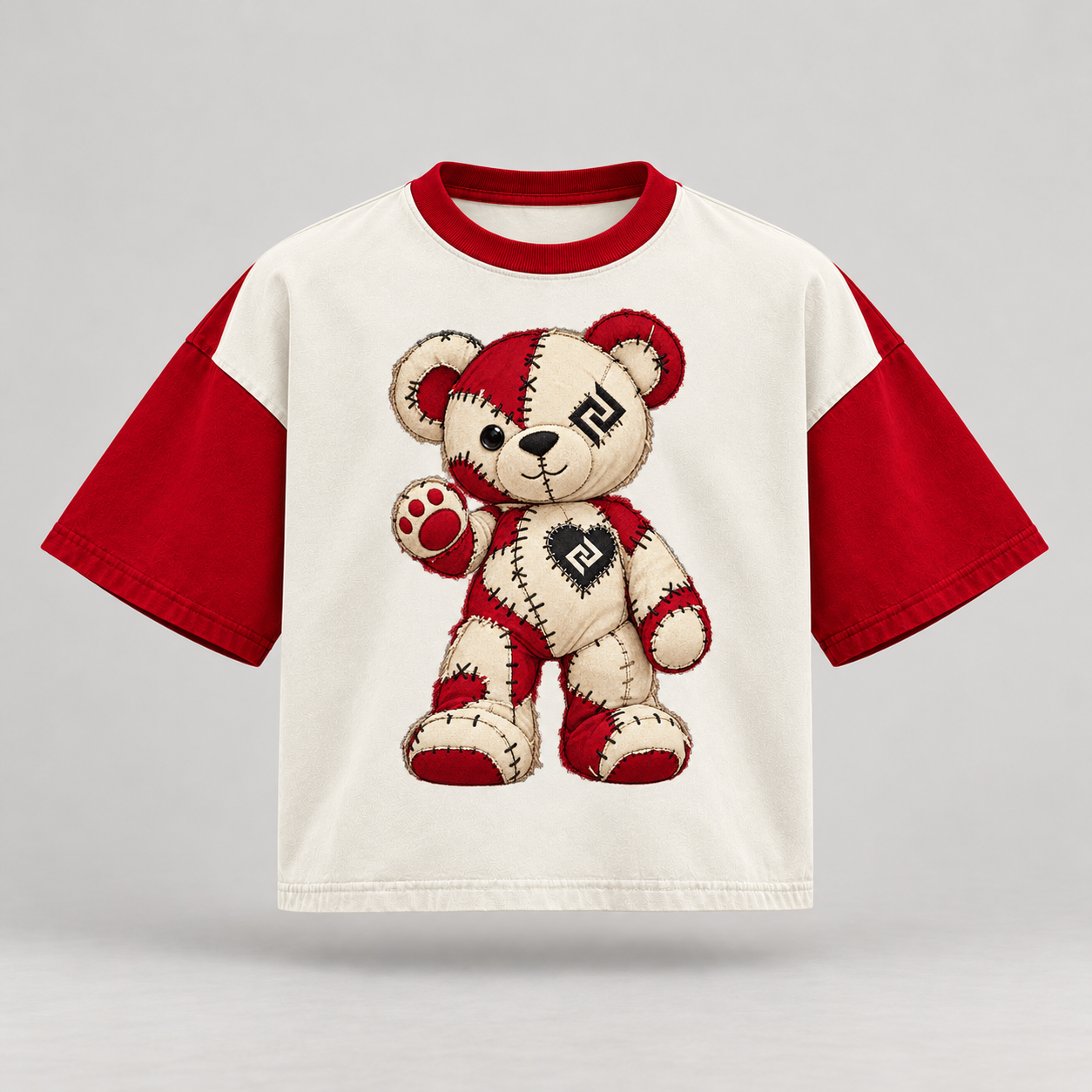 Boxy t-shirt – Produktillustration