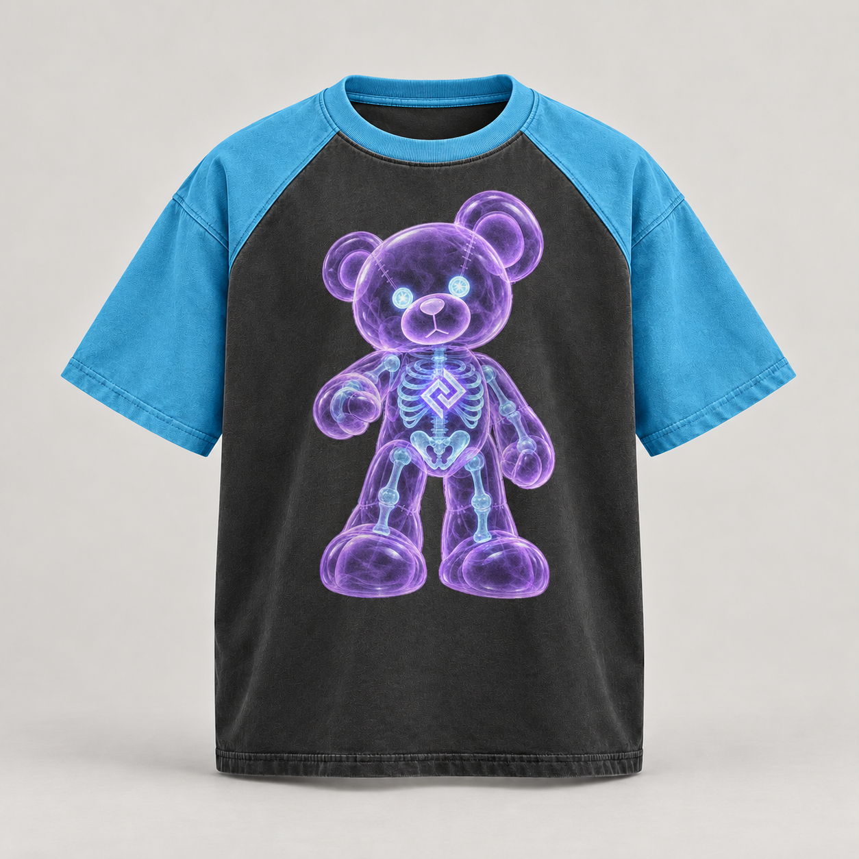 Raglan t-shirt – Produktillustration