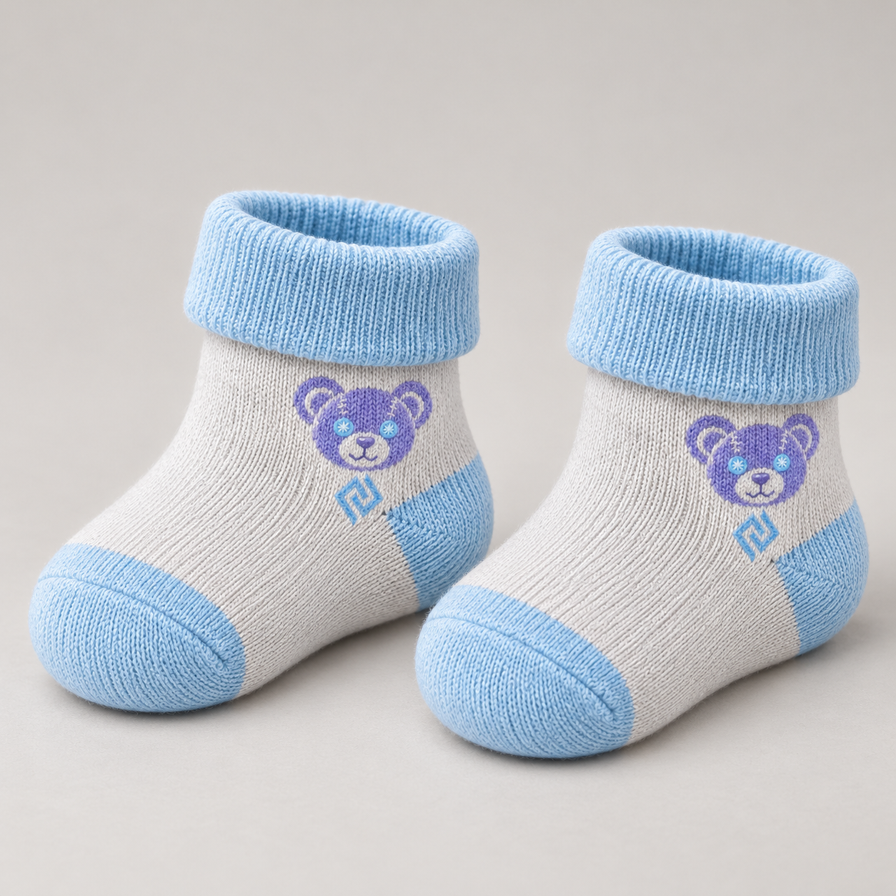 Babystrumpor, ett par – Produktillustration