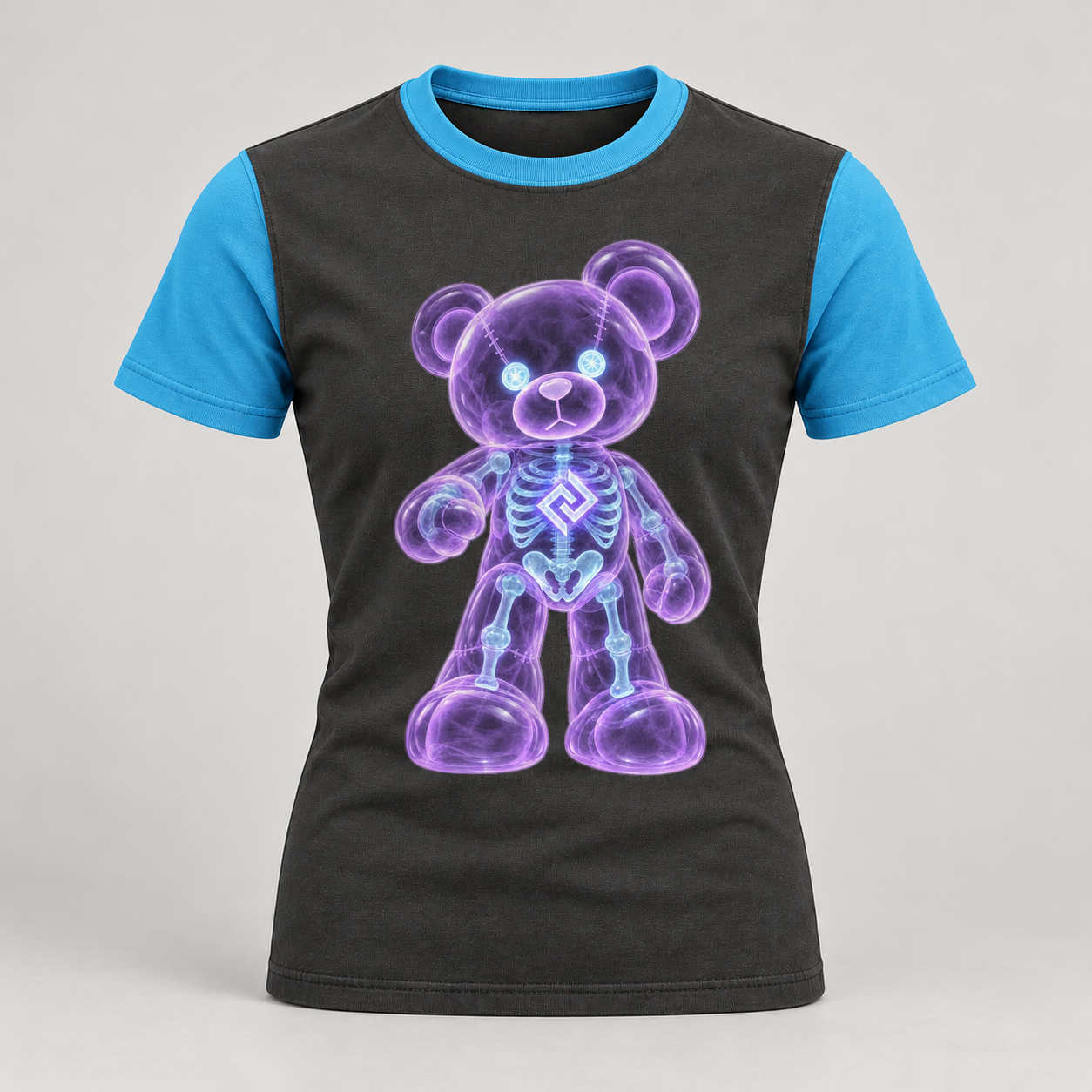Smal t-shirt, bekväm barnpassform – Produktillustration