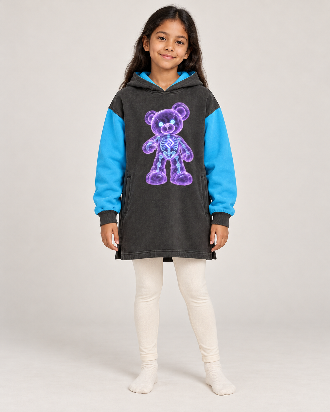 Longline hoodie – Produktillustration