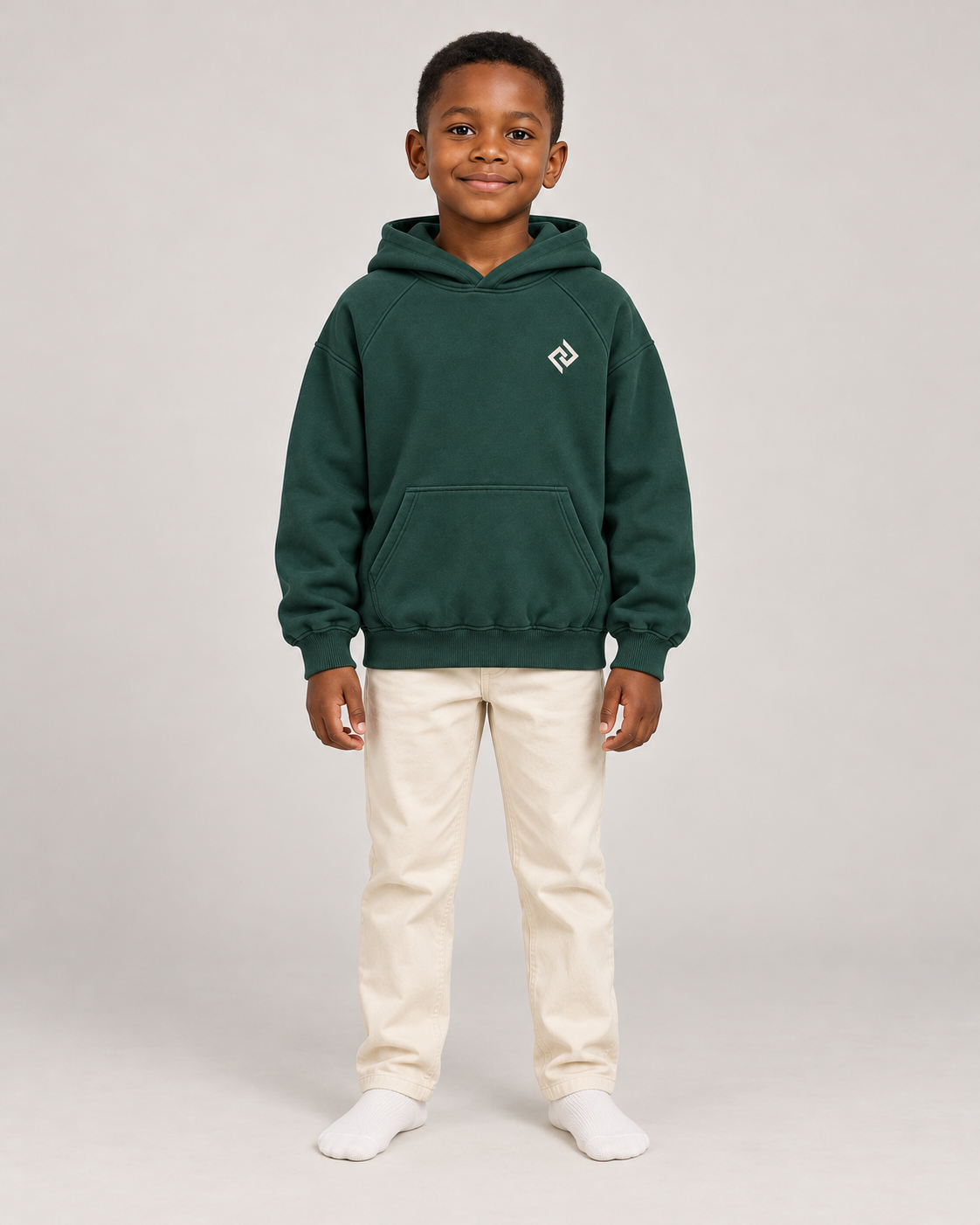 Raglan hoodie – Produktillustration