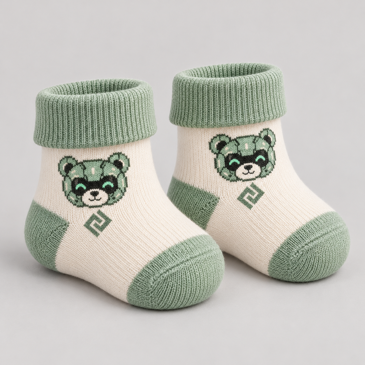 Babystrumpor, ett par – Produktillustration