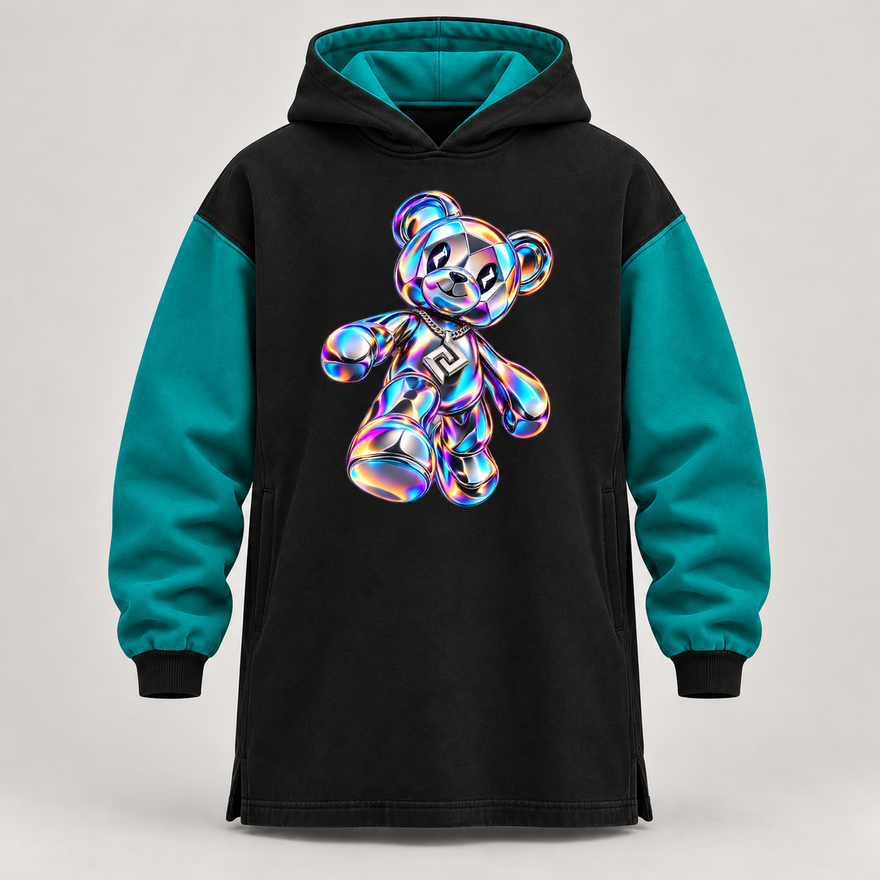 Longline hoodie – Produktillustration