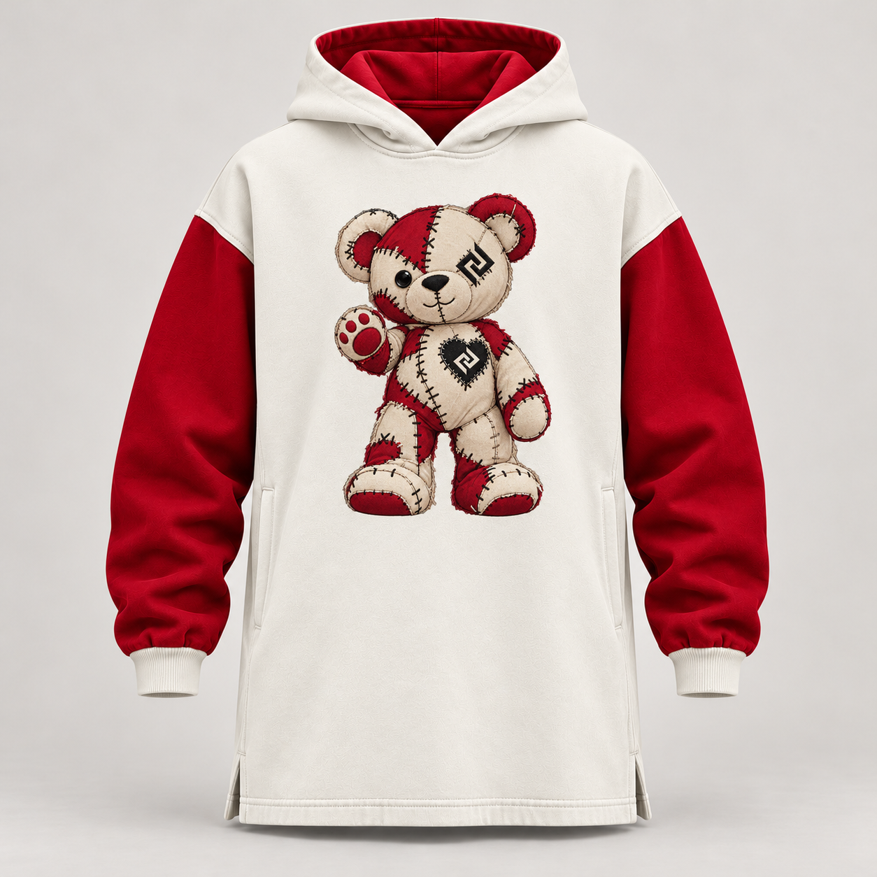 Longline hoodie – Produktillustration