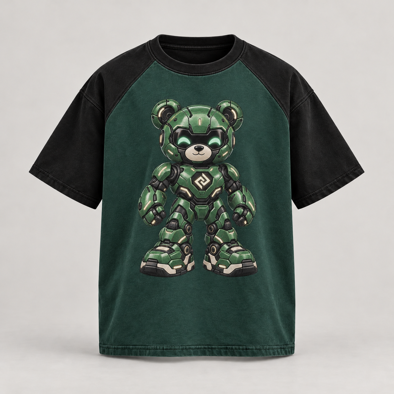 Raglan t-shirt – Produktillustration